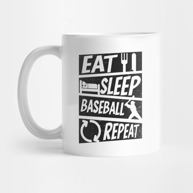 Baseball Player Shirt | Eat Sleep Repeat by Gawkclothing